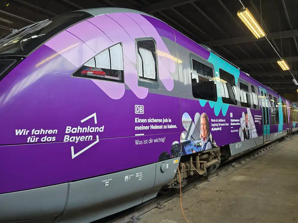 Gestaltete Bahn als Anwendungsbeispiel